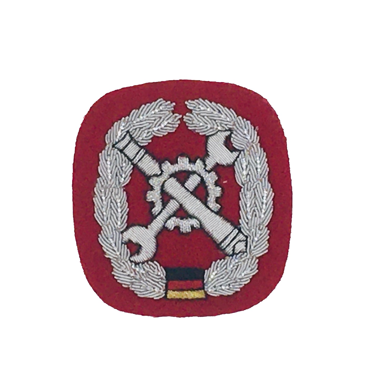 Bundeswehr:Verbandsabzeichen Artillerieschule handgestickt