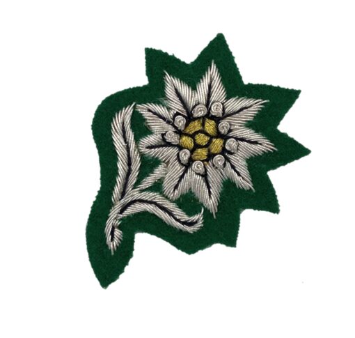 Edelweiss Gebirgsjäger, handgestickt – Bild 3