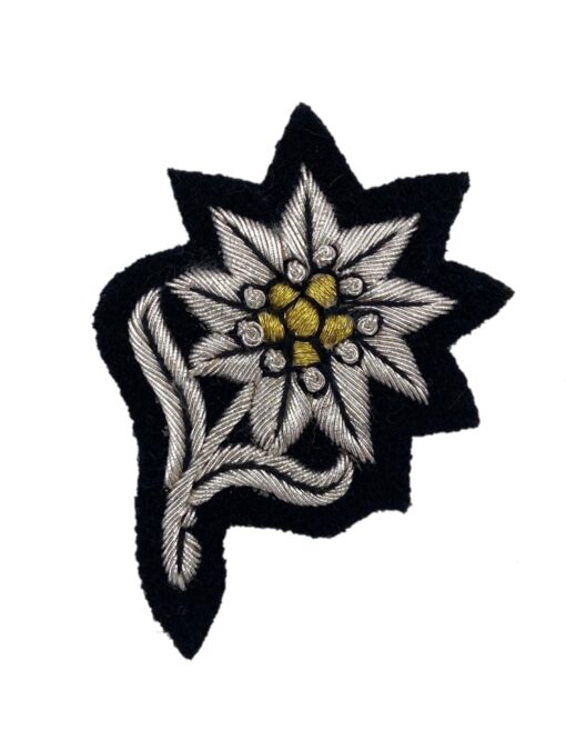 Edelweiss Gebirgsjäger, handgestickt – Bild 2