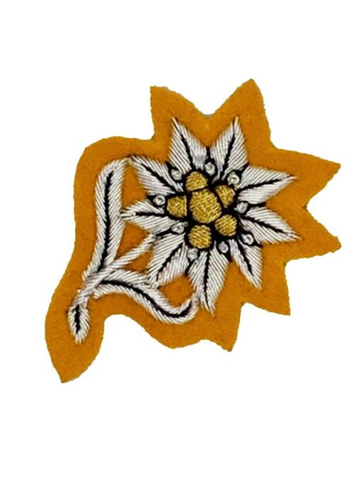 Edelweiss Gebirgsjäger, handgestickt – Bild 3