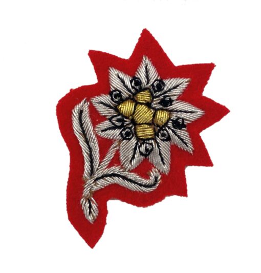Edelweiss Gebirgsjäger, handgestickt – Bild 5
